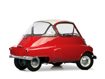Микроавтомобиль Iso Isetta red