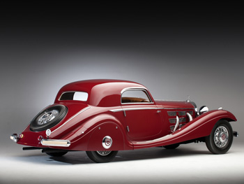 Mercedes-Benz 540K Special Coupe 1937 красный